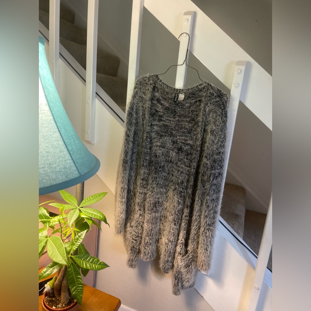 Fluffy cardigan